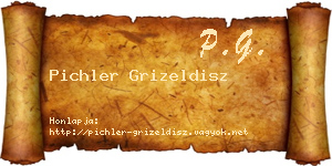 Pichler Grizeldisz névjegykártya